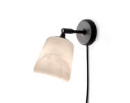 Nástenná lampa Material Wall Lamp, the black sheep - white marble
