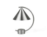 Prenosná lampa Meridian, brushed steel