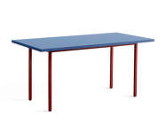 Jedálenský stôl Two-Colour 160 cm, maroon red/blue