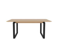 Jedálenský stôl Nord 180 cm, black oak/white pigmented oiled oak