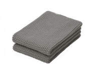 Set 2 handričiek Soft, dark grey