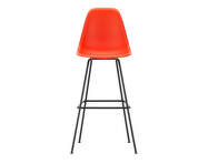 Barová stolička Eames Plastic High, poppy red