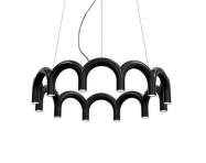 Závesné svietidlo Arch Circle 98, black