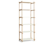 Policový systém Woody Column High, almond white
