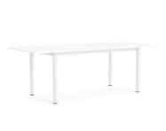 Stôl Annex Overhang 220x90, cream white/white laminate