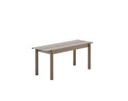 Lavica Linear Steel Bench 110 cm, taupe