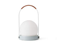 Prenosná lampa Carrie Leather Handle, linen blue