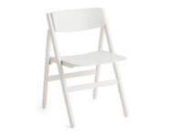 Skladacia stolička Backflip, cream white lacquered beech
