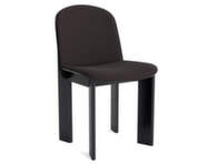 Stolička Chisel 65, black lacquered oak / Steelcut Trio 383