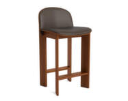 Barová stolička Chisel 35 H65, walnut / Grano chocolate
