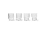 Poháriky na panáky Ripple set 4ks, clear