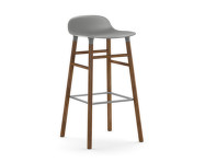 Barová stolička Form 75 cm, grey/walnut
