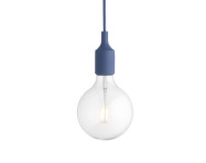 Závesná LED lampa E27, pale blue