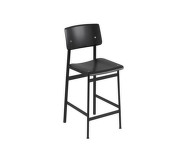 Barová stolička Loft 65 cm, black/black