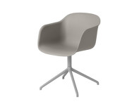 Stolička Fiber Armchair Swivel Base, grey