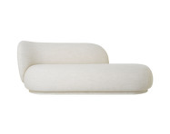 Sofa Rico bouclé, off-white