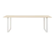 Stôl 70/70, 225 cm, oak/white