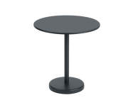 Stolík Linear Steel Café Table Ø70, black