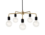 Luster Leonard Chandelier, brass