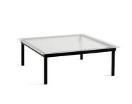 Konferenčný stolík Kofi 100x100, black/reeded glass