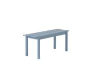 Lavica Linear Steel Bench 110 cm, pale blue