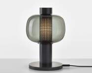 Stolová lampa Bonbori Small PC1164, smoke grey / black matte