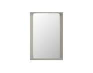 Zrkadlo Arced 80x55, light grey