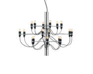 Luster 2097/18 Clear Bulbs, chrome