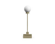 Prenosná stolná lampa Snowball, grey beige