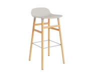 Barová stolička Form 75 cm, light grey/oak