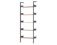 Policová zostava Rombe IF1, anthracite/lacquered walnut