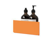 Rohová kúpeľňová polička Bath Shelf Corner, orange