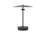 Prenosná lampa Reflection, black lacquered aluminium