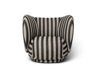 Lounge Chair Rico Louisiana, sand/black
