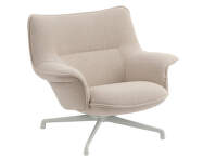 Kreslo Doze Lounge Chair Low Swivel, Heart 7 / grey
