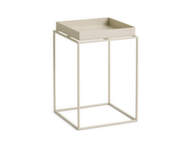 Stolík Tray Table 30x30 High, warm beige