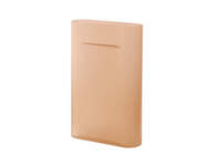Váza Ridge H48, light orange frosted glass