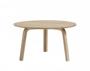 Stolík Bella Coffee Table Ø60x32, lacquered oak