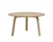 Stolík Bella Coffee Table Ø60x32, lacquered oak