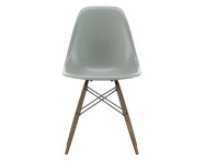 Stolička Eames Fiberglass DSW, sea foam green/dark maple