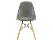 Stolička Eames Fiberglass DSW, raw umber/golden maple