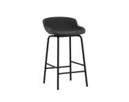 Celočalúnená barová stolička Hyg Barstool 65, black/main line flax