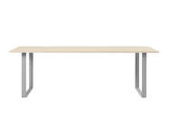 Stôl 70/70, 225 cm, oak/grey