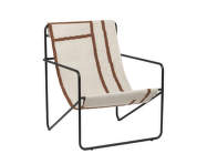 Kreslo Desert Lounge Chair, black/shape