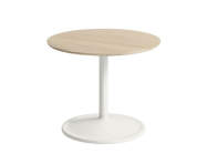 Odkládací stolík Soft Side Table Ø48 x 40 cm, solid oak / off-white