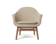 Kreslo Harbour Lounge Chair, walnut/Bouclé 02