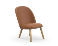 Kreslo Ace Lounge Chair Oak Ultra Leather, brandy