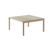 Konferenčný stolík Couple 2 Tiles Plain/Wavy, sand/oak