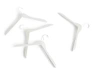 Ramienka Coat Hanger set 4 ks, white