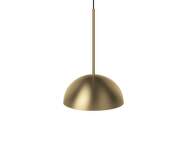 Závesná lampa Aluna Ø38, matt brass plated iron